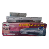 Dvd Player Vdeo Cassete LG Vcr Combi Hi fi Streo T linha